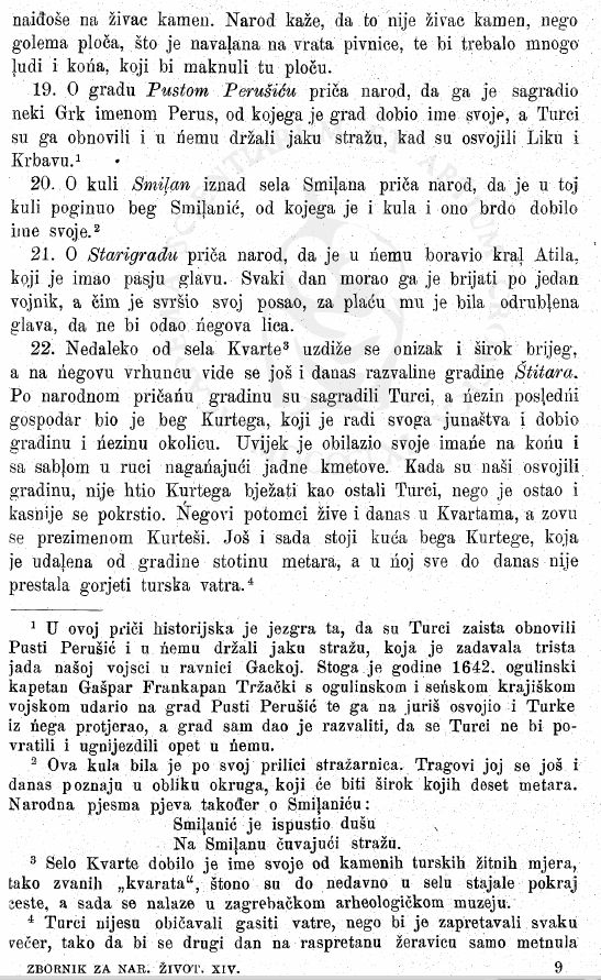 Gradine u Lici1909